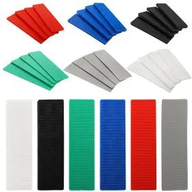 O-flatshims-300p Okllen 300 Pcs Plastic Flat Shims For Leveling 6 Size Structural Colorful