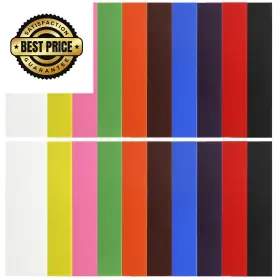 O-g10spacersheet-20p Okllen 20 Pcs G10 Spacer 6.3 X 2 Inches Pre-overlap Dimensions Colorful