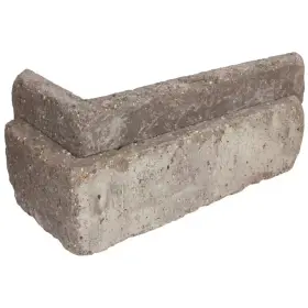 Old Mill Brick 726085013406 Rushmore Thin Singles Clay Corner Building Block Box Of 25