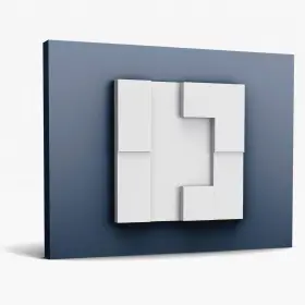 W103 Orac Decor 414433016128 Cubi Style 2 Primed White 13-1/8 Inch W X H
