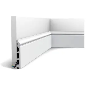 Sx118 Orac Decor 707571851269 5-3/8in H X 78-3/4in Long Baseboard Moulding Full Length White