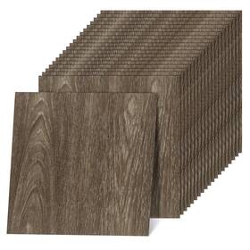 Orgthin Org-a88-dt-ix827-20pc Vinyl Floor Tiles Peel And Stick Self Adhesive 11.8 Inch X Br