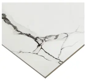 5092098 Origin 21 Alisa White 16 X 32 Polished Marble Look Floor And Wall Tile 350 Sf