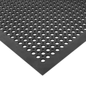 Ardm1002-3x5 Ottomanson Heavy Duty Rubber Floor Mat Nonslip Waterproof Easy To Clean Antifatigu