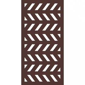Outdeco 705353742750 5/16 Inch X 24 48 Herringbone Modular Hardwood Composite Decorative Fen