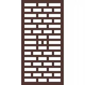 Outdeco 744759978950 5/16 Inch X 24 48 Mahjong Modular Decorative Hardwood Composite Fence P