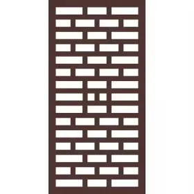Outdeco 744759978950 5/16 Inch X 24 48 Mahjong Modular Decorative Hardwood Composite Fence P
