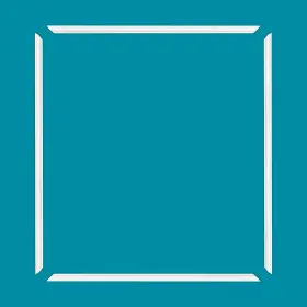 Outwater 840088657853 48 Inch X 54 White Pre-mitered Wall Box Panel Frame Kit With Adhesive 1-5/8 Wi
