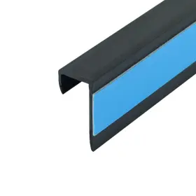 Outwater 840088715423 Plastic J Channel Fits Material 1/2 Inch Thick Black Styrene Cap Moulding Wit Outwater 840088715423 Plastic J Channel Fits Material 1/2 Inch Thick Black Styrene Cap Moulding Wit