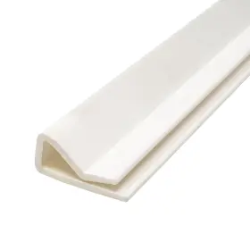 Outwater 840088715638 Plastic J Channel Fits Material 1/16 To 1/4 Inch White Styrolux Cap Moulding Outwater 840088715638 Plastic J Channel Fits Material 1/16 To 1/4 Inch White Styrolux Cap Moulding