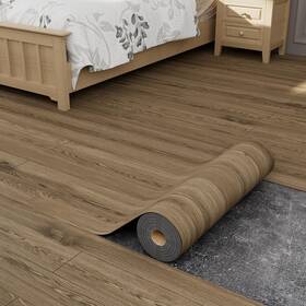 Oxdigi 313096071022 Peel And Stick Vinyl Flooring Roll 23 Inch X 118 /19 Sq.ft Thicken Self Adhes