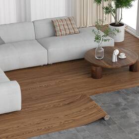 Oxdigi De145-37 Peel And Stick Vinyl Flooring Roll 24 Inch X 196 / 32 Sq.ft Self Adhesive Vin