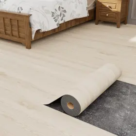 Ox1364 Oxdigi Vinyl Flooring Roll Peel And Stick Self Adhesive 23x393 Inch 64 Sq.ft Light Wood