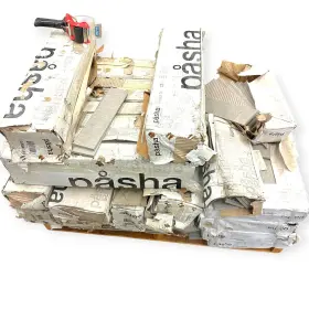 69-371 Pasha Pallet Of Belgian Linen Fog Hd Rectified Porcelain Tile Assorted Sizes