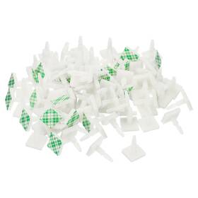 Patikil Pta230330tt0356 Sticky Pcb Spacer 100 Pcs Adhesive Standoffs 0.37 Inch White