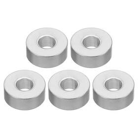 Patikil Pta230531tt0126 M6 Aluminum Spacers 5 Pcs Metal Spacer 6.2x15x6mm Silver