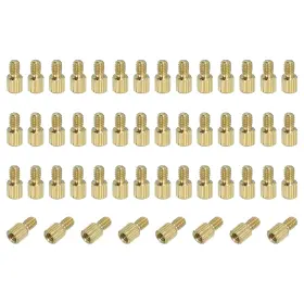 Pta241204tt001098eu Patikil M2 X 3 Mm Male Female Brass Hex Spacer Standoff 50 Pcs Pta241204tt001098eu Patikil M2 X 3 Mm Male Female Brass Hex Spacer Standoff 50 Pcs