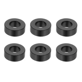 Pta250507tt001812jp Patikil 6pcs Aluminum Spacers 1/2 X 1 Metal 3/8 Black