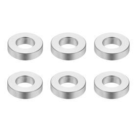 Patikil Pta250507tt001817jp 6pcs Aluminum Spacers 1/2 X 1 Metal 1/4 Silver