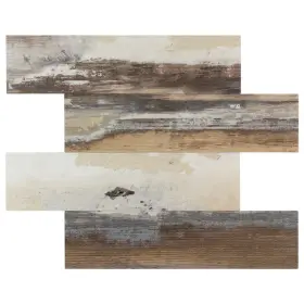 Lwps191018 Peel&stick And French Woods 12-in X 15-in Matte Pvc Wood Look Wall Tile 6-pk