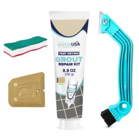 Pentausa 754213097172 Grout Tile Repair Kit With Removal Tool Premix Bundle Set