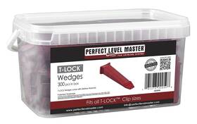 Perfect Level Master 181273000598 300pcs T-lock Tile Leveling System Wedges Kit