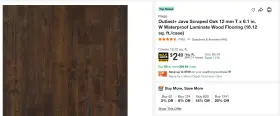 Pergo 604743134239 Pallet Sale - Laminate Wood Flooring Brand New Java Scraped Oak 24 Cases