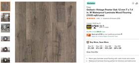 Pergo 604743137032 Pallet Sale - Outlast Vintage Pewter Oak Flooring 24 Cartons