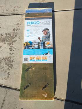 Pergo A64258 Gold 25-ft X 4-ft Ez Install Premium Underlayment Moisture Barrier 100sqft