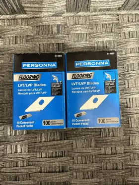 61-0802 Personna 843382100797 2x Flooring Lvt/lvp Blades 10 Pocket Packs In Box 100 61-0802 Personna 843382100797 2x Flooring Lvt/lvp Blades 10 Pocket Packs In Box 100