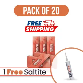 Psb-st-20 Pink Salt Bricks Himalayan Tiles 8x4x1 Pack Of 20 With 1 Free Glue For Spa Wall Psb-st-20 Pink Salt Bricks Himalayan Tiles 8x4x1 Pack Of 20 With 1 Free Glue For Spa Wall