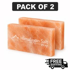 Pink Salt Wall Hsw-pt-10 Himalayan Tiles Bricks 8 Inch X 4 1 Pack Of 2 For Spa Sauna Rooms