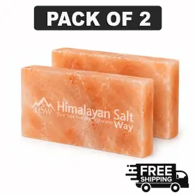Hsw-pt-10 Pink Salt Wall Himalayan Tiles Bricks 8 Inch X 4 1 Pack Of 2 For Spa Sauna Rooms