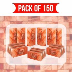 Pink Salt Wall Psw-salt-bricks-150 Himalayan Bricks Block Pack Of 150 Size 8x4x2 For Home Improvement