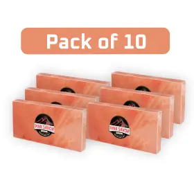 Ps-pst-st10 Pink Savor Himalayan Salt Tiles 8x4x0.75 Pack Of 10 Build Wall Panel Home Decor