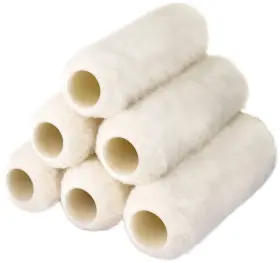 Rs005-049 Pinstone 6pcs Paint Roller Covers 9 Inch X 3/4 Nap High Capacity Lambswool Co