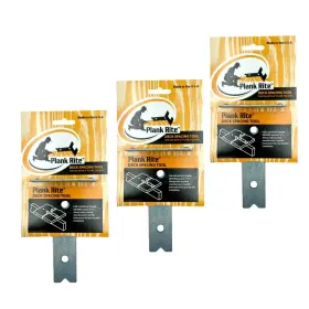 Plank Rite 735940104098 Spacing Fastening Tool 3 Pack Use 512 Inch Deck Boards Works Treated Wood Compo