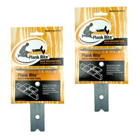 Plank Rite 850050105077 Steel Deck Spacing And Fastening Tool 2 Pack For Use With 5-1/2 Inch