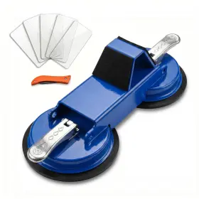 Playmoon 705353151705 Floor Gap Fixer Tool Heavy Duty Dual Suction Cup Repair