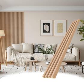 Pohare 011wpc Wpc Wood Slat Wall Panels 8 Pack 95 X 6 Accent Slats Fo