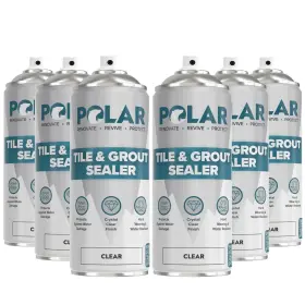B0c6b72p2n Polar Specialist Coatings Tile And Grout Sealer Spray - 6x 13.5 Oz Clear Aerosol. Waterproof Protect