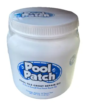 Pool Patch 851008005845 White Tile Grout Repair Kit 3lb-pound