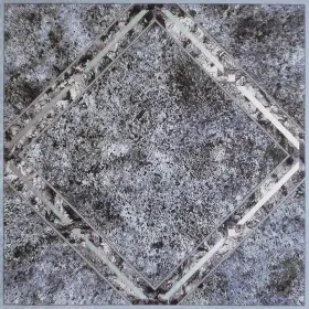 Powersellerusa 704537572787 Tivoli Self Adhesive 45pcs Vinyl Tile - Metallic Marble Diamond