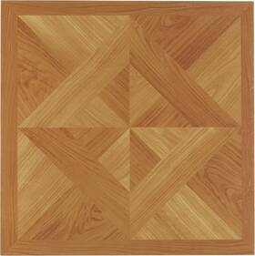 Powersellerusa 704537572862 Tivoli Self Adhesive 45pcs Vinyl Tile Light Oak Diamond Parquet