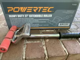 71033 Powertec Extendable Roller 17 Inch -27 Heavy-duty Flooring Used Once 71033 Powertec Extendable Roller 17 Inch -27 Heavy-duty Flooring Used Once