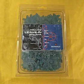 16040 Precision #16040 Hollow Leave-in Spacers 1/4 Inch 400 Pieces 16040 Precision #16040 Hollow Leave-in Spacers 1/4 Inch 400 Pieces