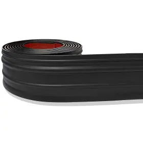 Pro Flex 089415180781 Black Vinyl Wall Base Decor 4 Inch X 40 Ft Trim With Super Strong Peel And S