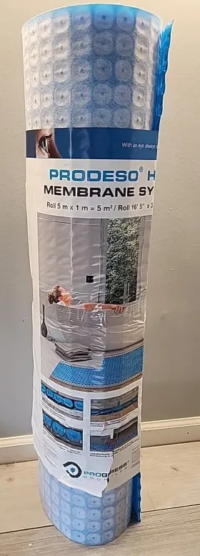 16ft5 Prodeso 051/a Heat Membrane System 54.4 Sqft 3ft3 Inch X - Flooring Wiring Heated 16ft5 Prodeso 051/a Heat Membrane System 54.4 Sqft 3ft3 Inch X - Flooring Wiring Heated