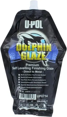 0714 Products 445004681610 Dolphin Glaze Self-leveling Polyester Finishing - 440ml