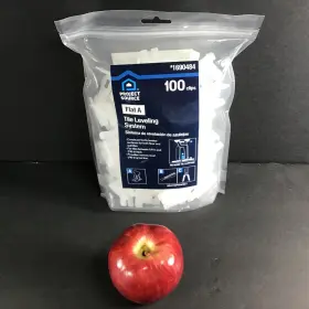 1690484 Project Source 100 Clips Tile Leveling System Flat A New In Sealed Bag 1690484 Project Source 100 Clips Tile Leveling System Flat A New In Sealed Bag